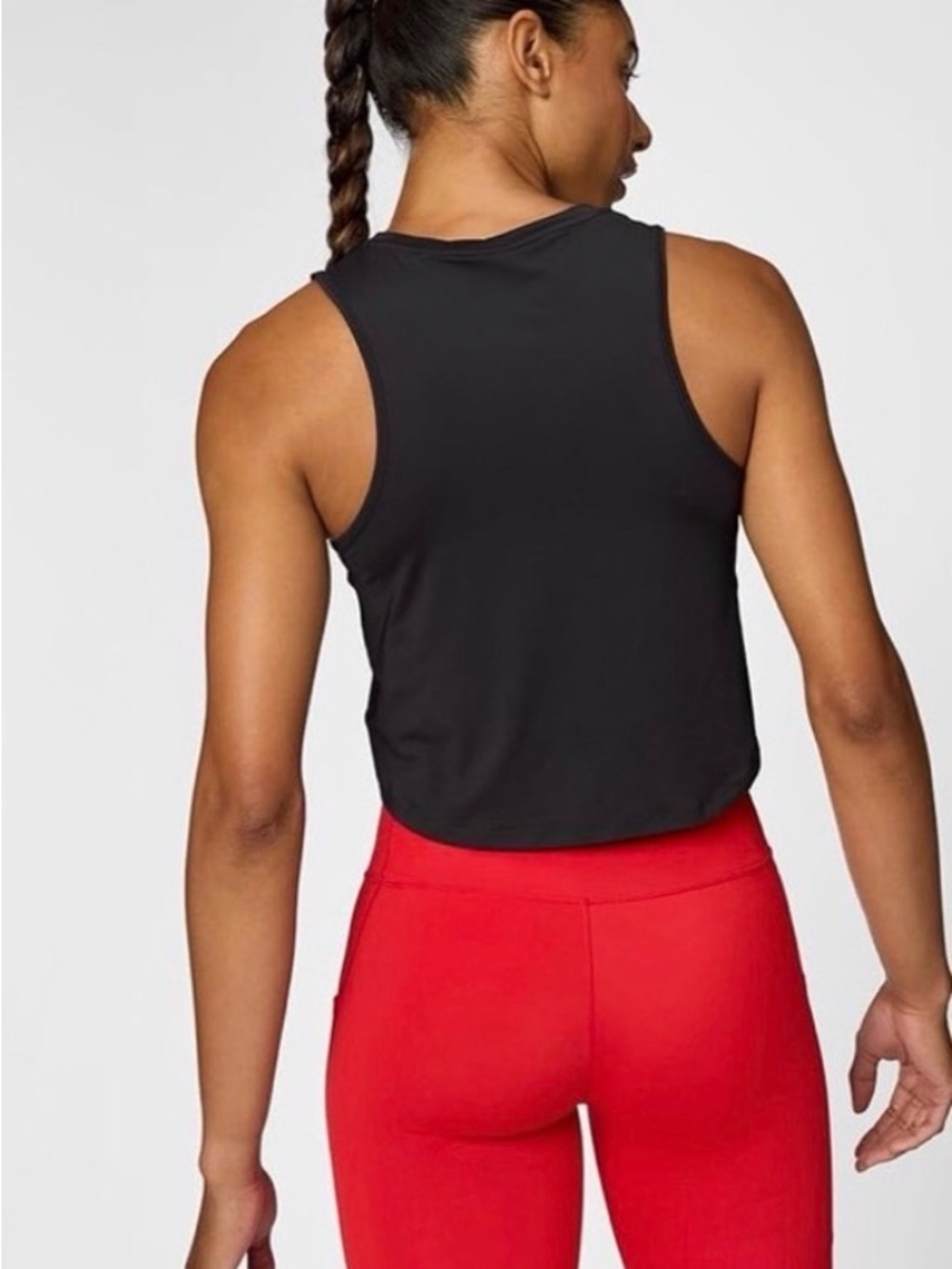 Nike Black Women's Cropped Performance Tank dri-fit - Picture 9 of 11